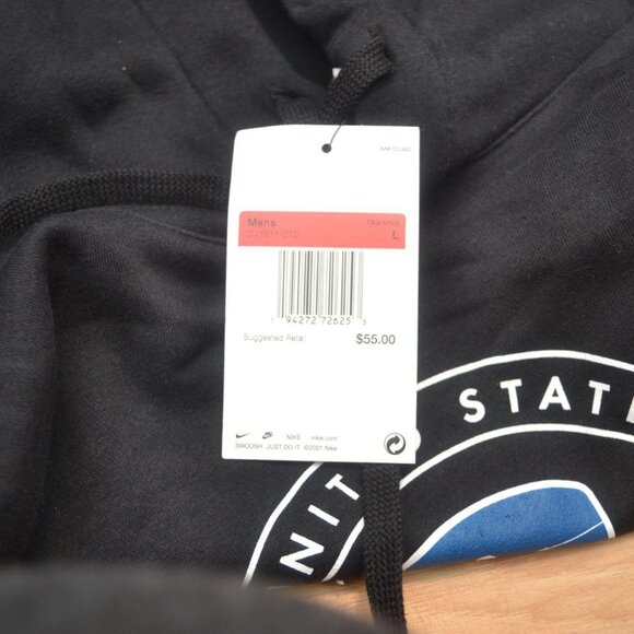 Nike Men's USA Fencing Pullover Black Hoodie BNWT - Picture 4 of 5